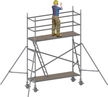 RALUTECH Rolling Tower 75 × 250 cm, R-311002, Rolling Towers