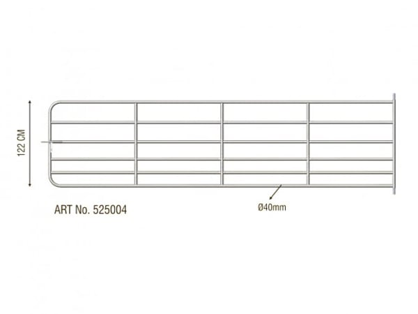 6-Riegel-Weidetore