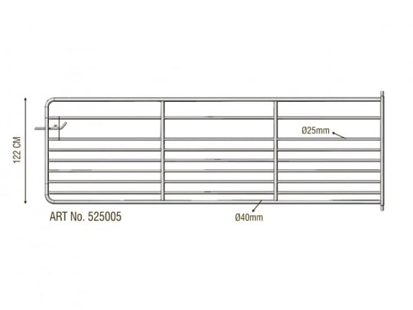 9-Riegel-Weidetore