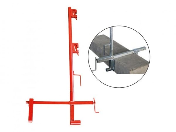 Combination Railing Post - Tubes & Planks
