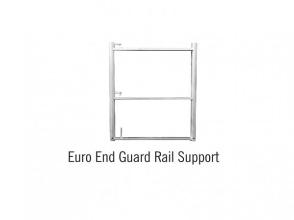 Euro End Guard Rail Support