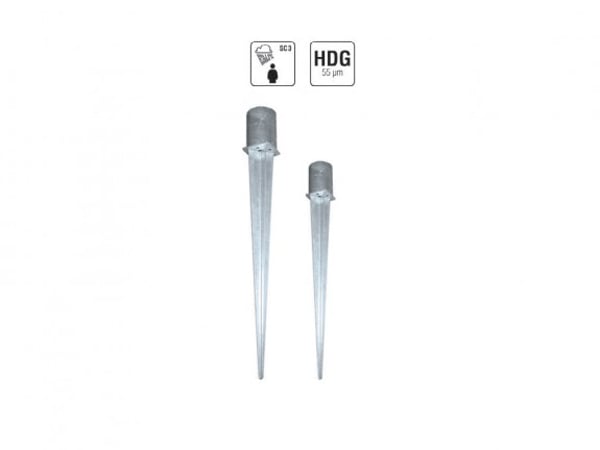 Pole Anchors For Round Post