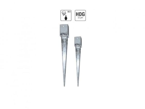 Pole Anchors For Square Post