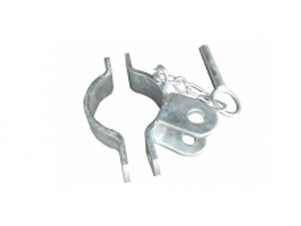 POST CLAMP WITH 2 TABS AND CHAIN