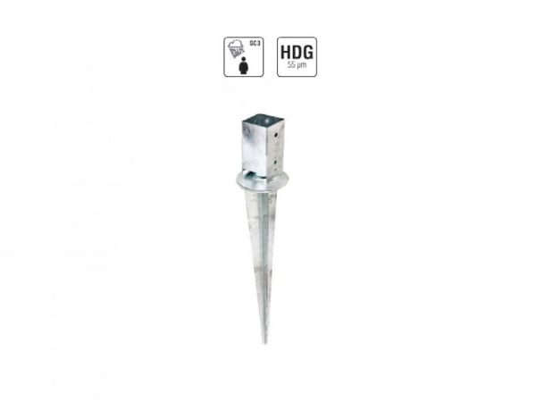 Drehbare Pfostenanker für Vierkantpfosten