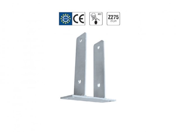 U-Type Post Supports with Base Plate
