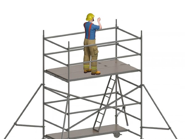 RALUTECH Rolling Tower 150 × 250 cm, R-312002