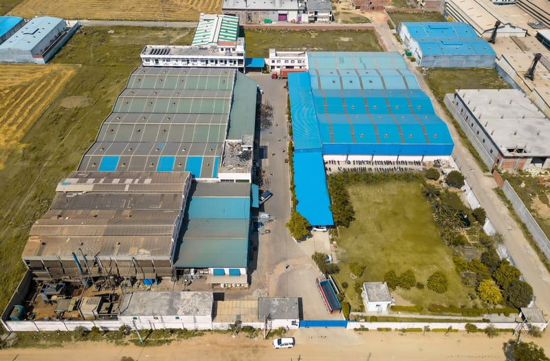 Aerial view of KEAA International’s manufacturing facility