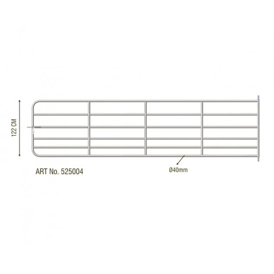 6 Bar Field Gates