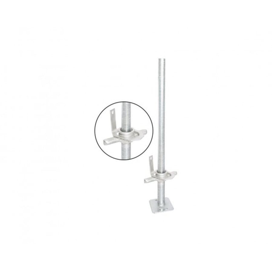 Adjustable Base Jack With Locking Strip